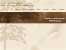 Tablet Screenshot of laverydesign.com
